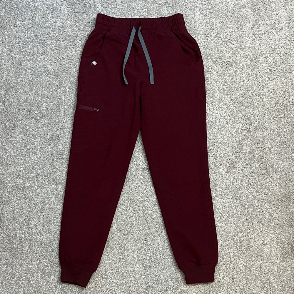 Figs Technical Collection Joggers in Deep Burgundy